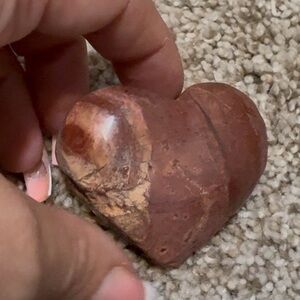 Red Jasper Heart